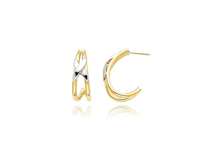 Dual Tone Plated | Fashion Earrings